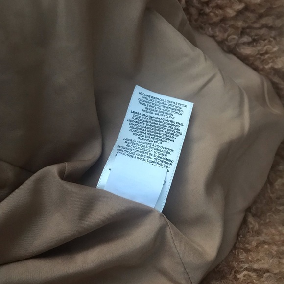 Jessica Simpson | Burro Brown Sasha Faux Fur Jacket Size Small - Picture 11 of 13